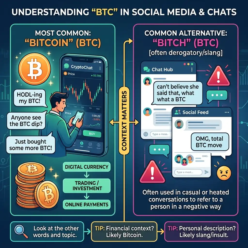 Amazing BTC Meaning in Text: Definition, Usage, and Examples in 2026 2 BTC Meaning in text