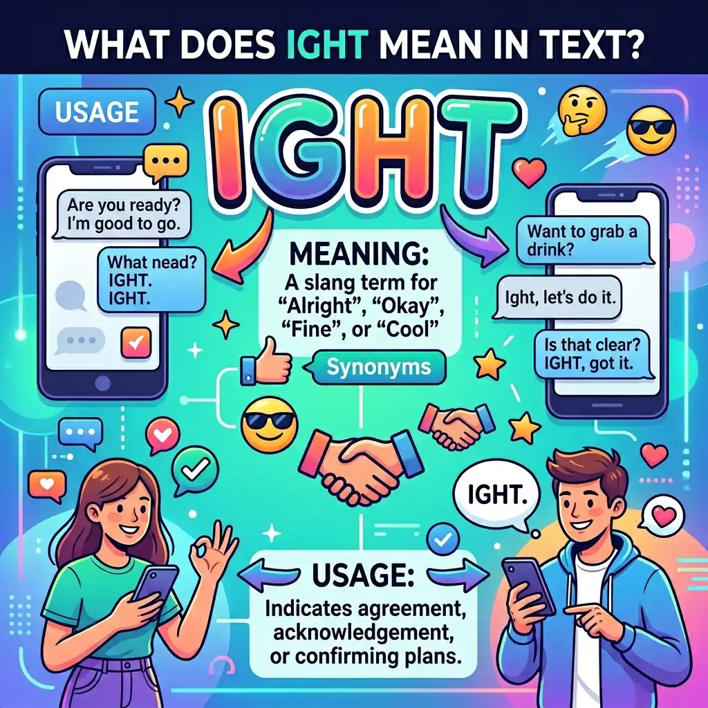 Powerful and Clean IGHT Meaning in Text: Definition, Slang Usage, and Examples in 2026 1 IGHT Meaning in text