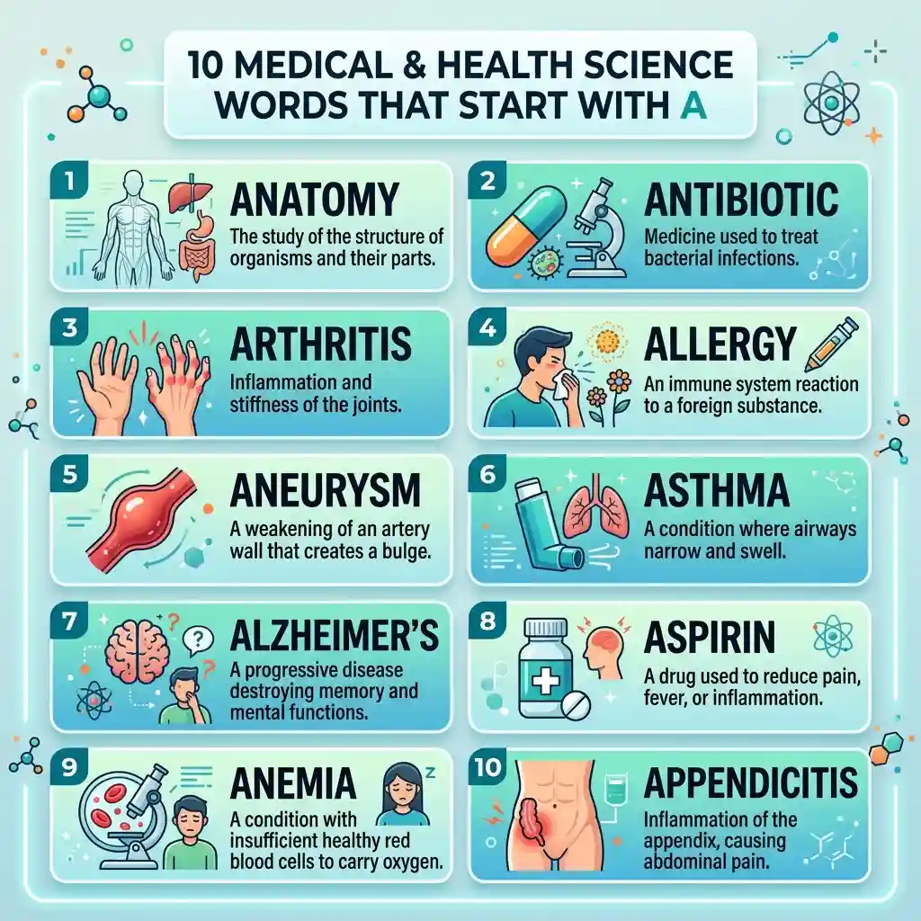 30 Exclusive Science Words That Start With A - Complete List 2026 2 Science Words That Start With A