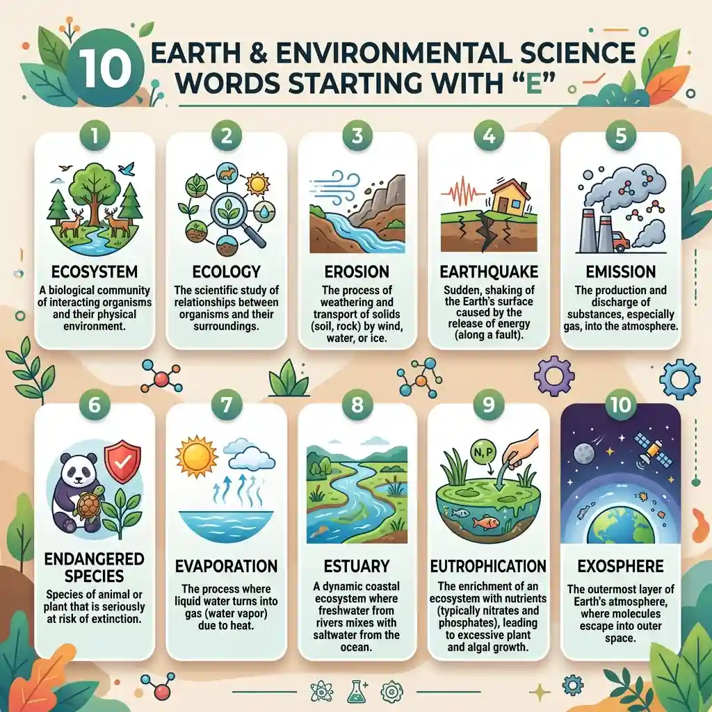 Fascinating Science Words That Start With E You Need to Learn Today 2 Science Words That Start With E