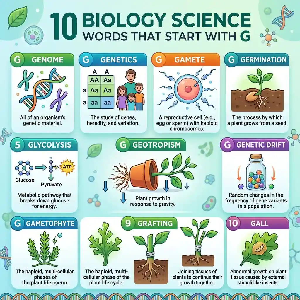 Incredible Science Words That Start With G for Smarter Learning 1 Science Words That Start With G