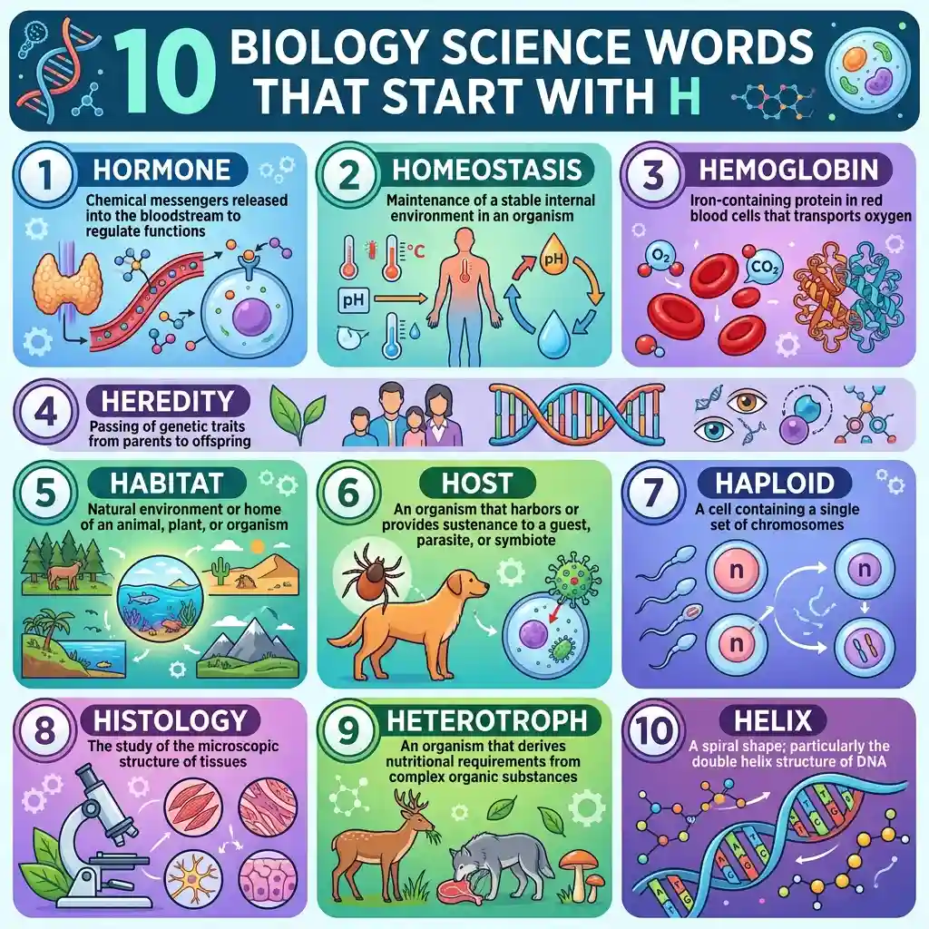 Fascinating Science Words That Start With H 1 Science Words That Start With H