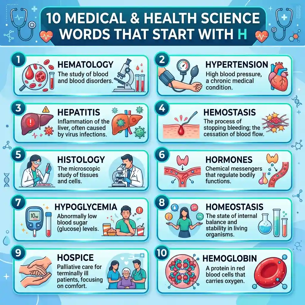 Fascinating Science Words That Start With H 2 Science Words That Start With H