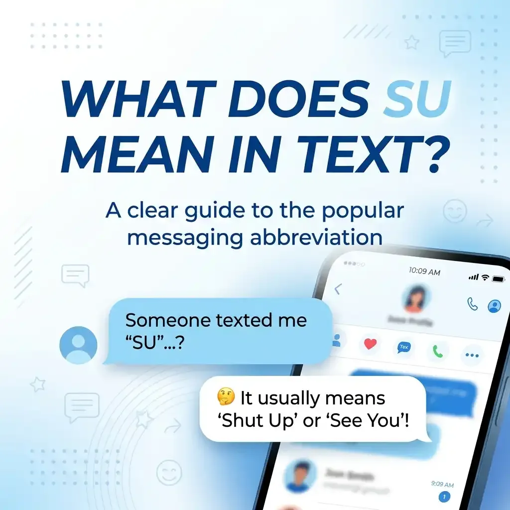 SU Meaning in Text: 5 Shocking Uses People Still Misunderstand 1 SU Meaning in Text